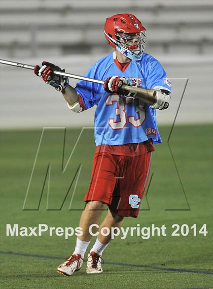Thumbnail 1 in Apex vs Charlotte Catholic (NCHSAA 4A Final) photogallery.