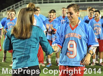 Thumbnail 3 in Apex vs Charlotte Catholic (NCHSAA 4A Final) photogallery.