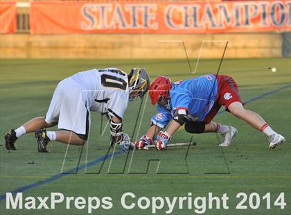 Thumbnail 3 in Apex vs Charlotte Catholic (NCHSAA 4A Final) photogallery.