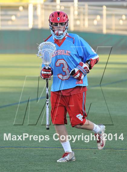 Thumbnail 2 in Apex vs Charlotte Catholic (NCHSAA 4A Final) photogallery.