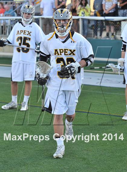 Thumbnail 1 in Apex vs Charlotte Catholic (NCHSAA 4A Final) photogallery.