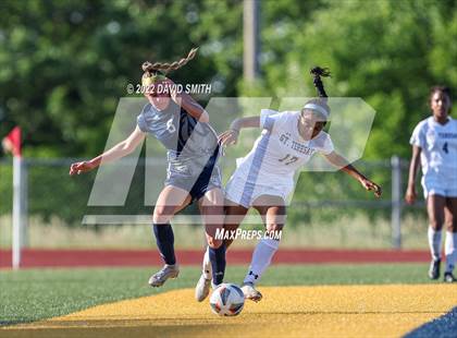 Thumbnail 2 in St. Teresa's Academy @ Liberty North - MSHSAA Class 4 Quarterfinal photogallery.