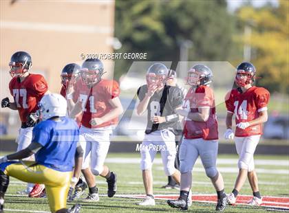Thumbnail 2 in Catholic Memorial vs Muskego (Scrimmage) photogallery.