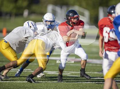 Thumbnail 2 in Catholic Memorial vs Muskego (Scrimmage) photogallery.