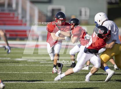 Thumbnail 2 in Catholic Memorial vs Muskego (Scrimmage) photogallery.