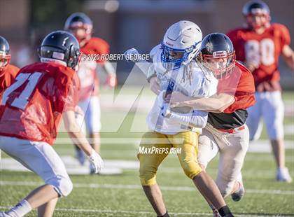 Thumbnail 1 in Catholic Memorial vs Muskego (Scrimmage) photogallery.