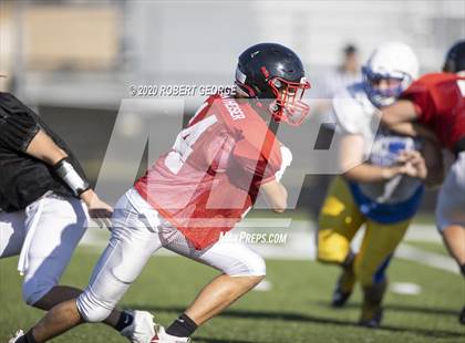 Thumbnail 2 in Catholic Memorial vs Muskego (Scrimmage) photogallery.