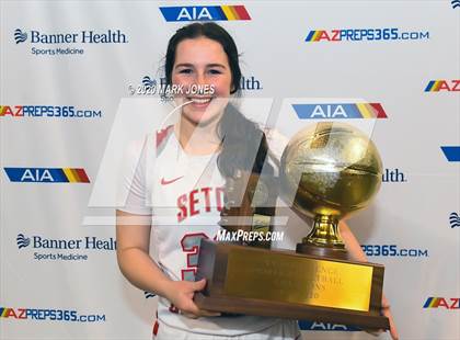 Thumbnail 3 in Sahuaro vs. Seton Catholic (AIA 4A Final Awards) photogallery.