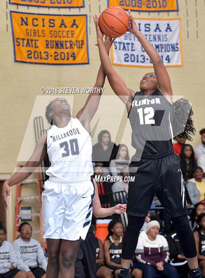 Thumbnail 3 in Millbrook vs. Clinton (John Wall Family Foundation Holiday Tournament) photogallery.