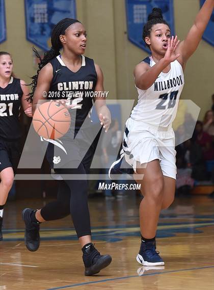 Thumbnail 1 in Millbrook vs. Clinton (John Wall Family Foundation Holiday Tournament) photogallery.