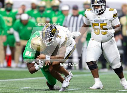 Thumbnail 2 in Carrollton vs Buford (GHSA AAAAAA Championship) photogallery.