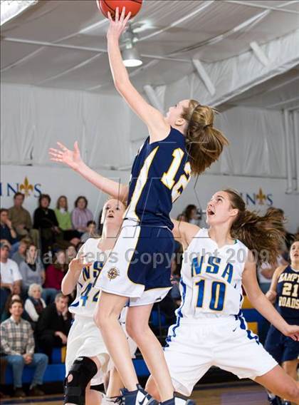 Thumbnail 1 in Nansemond-Suffolk Academy vs. Hampton Roads Academy photogallery.