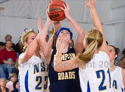 Thumbnail 1 in Nansemond-Suffolk Academy vs. Hampton Roads Academy photogallery.
