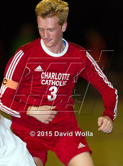 Thumbnail 3 in Charlotte Catholic @ East Forsyth (NCHSAA 4A 2nd Round) photogallery.