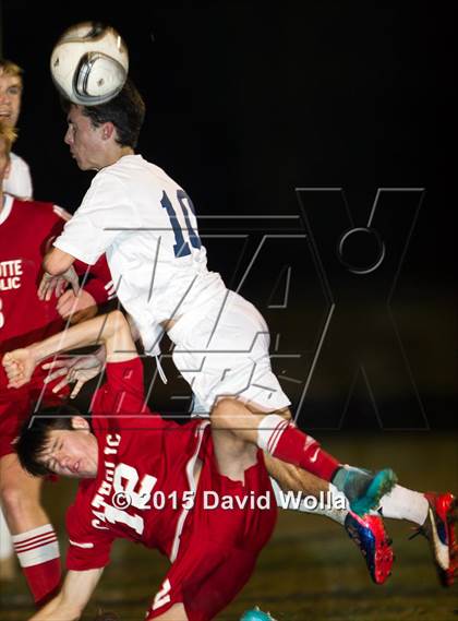 Thumbnail 2 in Charlotte Catholic @ East Forsyth (NCHSAA 4A 2nd Round) photogallery.