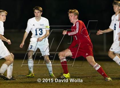 Thumbnail 2 in Charlotte Catholic @ East Forsyth (NCHSAA 4A 2nd Round) photogallery.