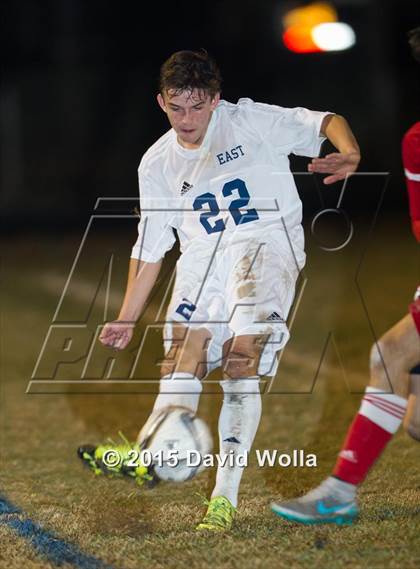 Thumbnail 3 in Charlotte Catholic @ East Forsyth (NCHSAA 4A 2nd Round) photogallery.