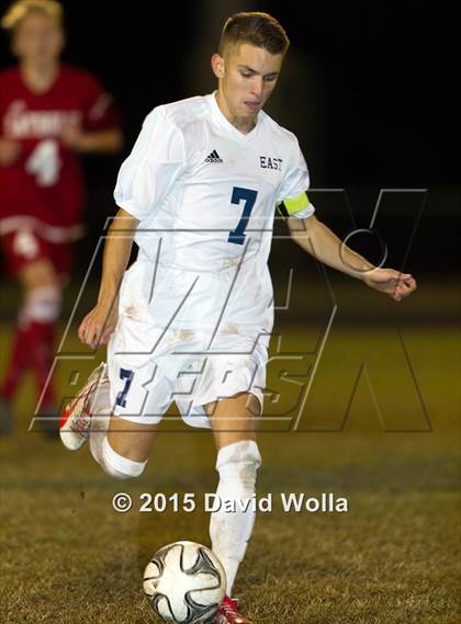Thumbnail 2 in Charlotte Catholic @ East Forsyth (NCHSAA 4A 2nd Round) photogallery.