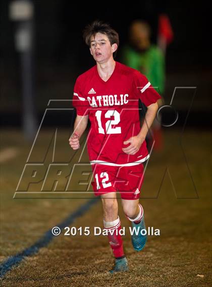 Thumbnail 1 in Charlotte Catholic @ East Forsyth (NCHSAA 4A 2nd Round) photogallery.