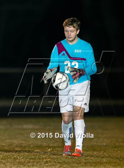 Thumbnail 3 in Charlotte Catholic @ East Forsyth (NCHSAA 4A 2nd Round) photogallery.