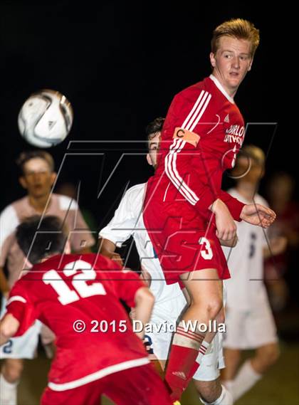 Thumbnail 3 in Charlotte Catholic @ East Forsyth (NCHSAA 4A 2nd Round) photogallery.