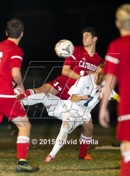 Thumbnail 2 in Charlotte Catholic @ East Forsyth (NCHSAA 4A 2nd Round) photogallery.