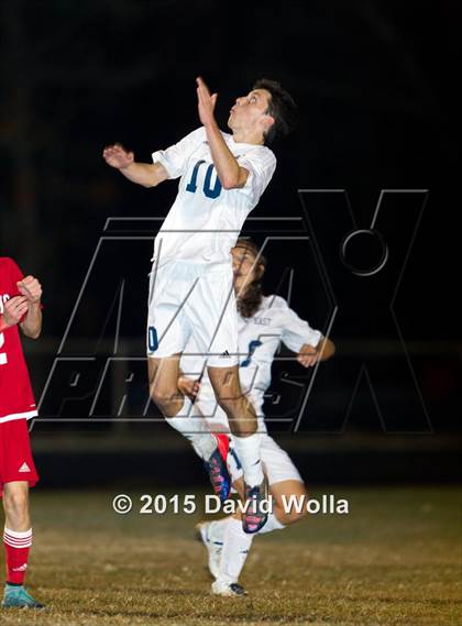 Thumbnail 1 in Charlotte Catholic @ East Forsyth (NCHSAA 4A 2nd Round) photogallery.
