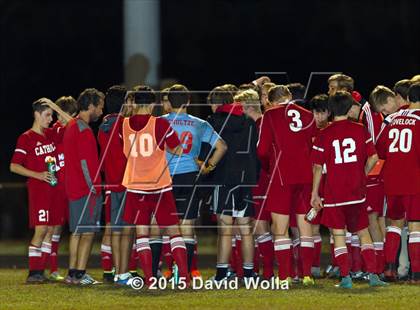 Thumbnail 1 in Charlotte Catholic @ East Forsyth (NCHSAA 4A 2nd Round) photogallery.