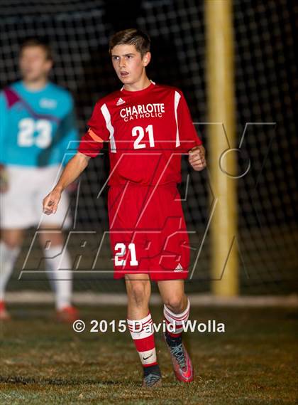 Thumbnail 2 in Charlotte Catholic @ East Forsyth (NCHSAA 4A 2nd Round) photogallery.