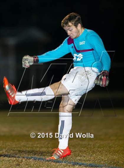 Thumbnail 1 in Charlotte Catholic @ East Forsyth (NCHSAA 4A 2nd Round) photogallery.