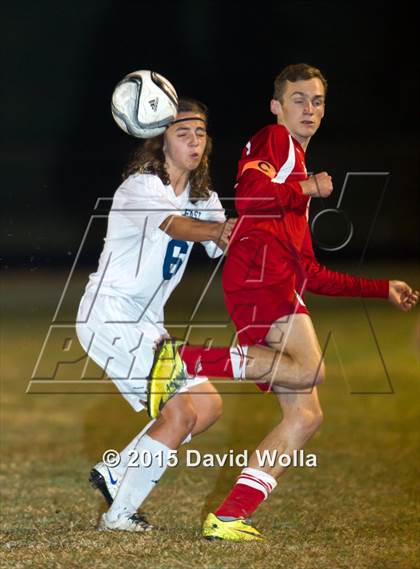 Thumbnail 3 in Charlotte Catholic @ East Forsyth (NCHSAA 4A 2nd Round) photogallery.