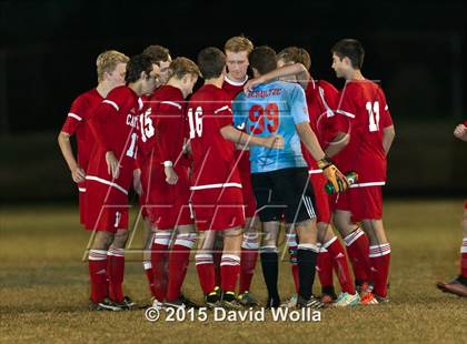 Thumbnail 2 in Charlotte Catholic @ East Forsyth (NCHSAA 4A 2nd Round) photogallery.