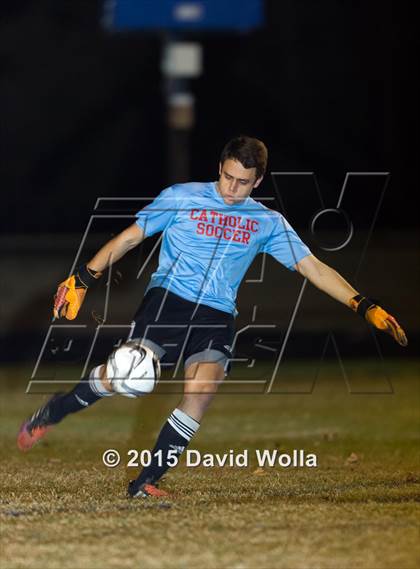 Thumbnail 2 in Charlotte Catholic @ East Forsyth (NCHSAA 4A 2nd Round) photogallery.