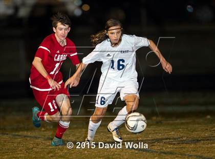 Thumbnail 3 in Charlotte Catholic @ East Forsyth (NCHSAA 4A 2nd Round) photogallery.