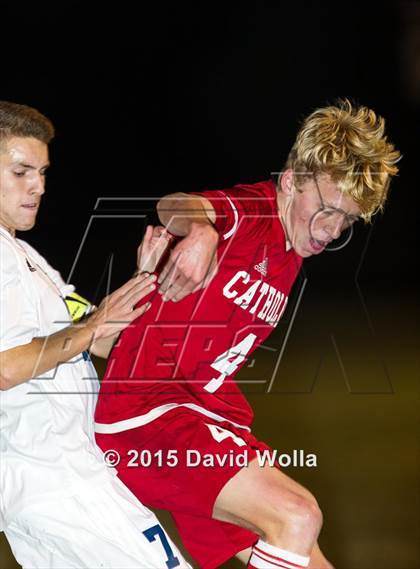 Thumbnail 3 in Charlotte Catholic @ East Forsyth (NCHSAA 4A 2nd Round) photogallery.