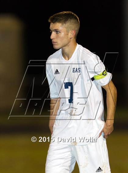 Thumbnail 1 in Charlotte Catholic @ East Forsyth (NCHSAA 4A 2nd Round) photogallery.