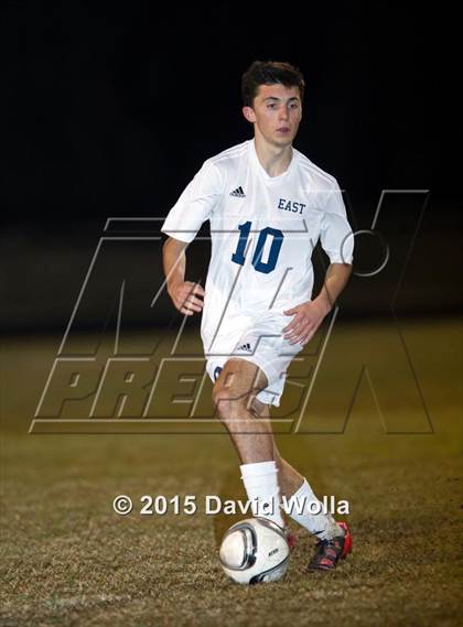 Thumbnail 3 in Charlotte Catholic @ East Forsyth (NCHSAA 4A 2nd Round) photogallery.