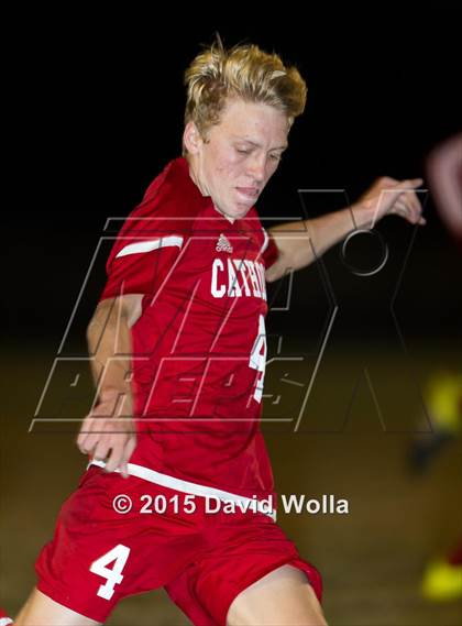 Thumbnail 1 in Charlotte Catholic @ East Forsyth (NCHSAA 4A 2nd Round) photogallery.