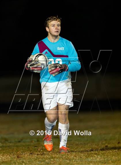 Thumbnail 2 in Charlotte Catholic @ East Forsyth (NCHSAA 4A 2nd Round) photogallery.
