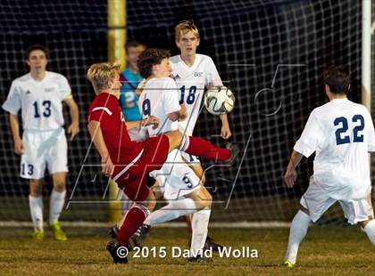 Thumbnail 2 in Charlotte Catholic @ East Forsyth (NCHSAA 4A 2nd Round) photogallery.