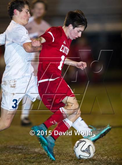 Thumbnail 1 in Charlotte Catholic @ East Forsyth (NCHSAA 4A 2nd Round) photogallery.