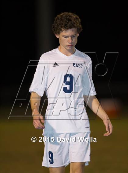 Thumbnail 1 in Charlotte Catholic @ East Forsyth (NCHSAA 4A 2nd Round) photogallery.