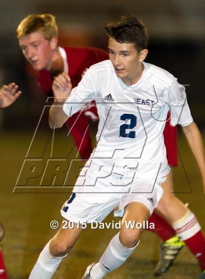 Thumbnail 2 in Charlotte Catholic @ East Forsyth (NCHSAA 4A 2nd Round) photogallery.