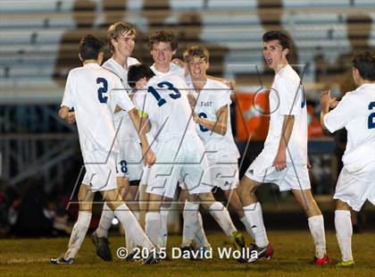 Thumbnail 2 in Charlotte Catholic @ East Forsyth (NCHSAA 4A 2nd Round) photogallery.