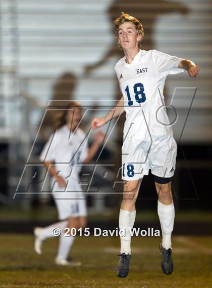 Thumbnail 3 in Charlotte Catholic @ East Forsyth (NCHSAA 4A 2nd Round) photogallery.