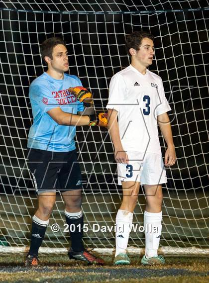 Thumbnail 2 in Charlotte Catholic @ East Forsyth (NCHSAA 4A 2nd Round) photogallery.