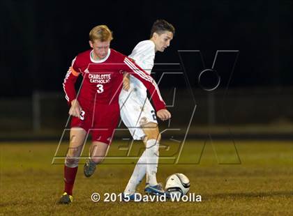 Thumbnail 2 in Charlotte Catholic @ East Forsyth (NCHSAA 4A 2nd Round) photogallery.