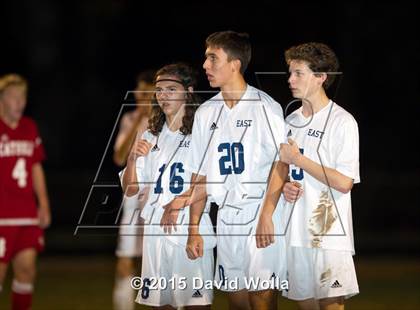 Thumbnail 2 in Charlotte Catholic @ East Forsyth (NCHSAA 4A 2nd Round) photogallery.