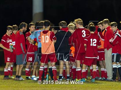 Thumbnail 2 in Charlotte Catholic @ East Forsyth (NCHSAA 4A 2nd Round) photogallery.