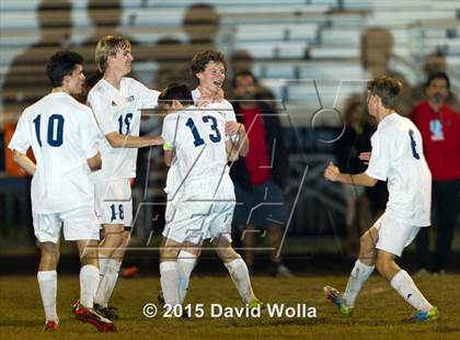 Thumbnail 1 in Charlotte Catholic @ East Forsyth (NCHSAA 4A 2nd Round) photogallery.